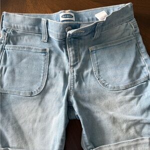 Old Navy Sky Blue Casual Denim Shorts